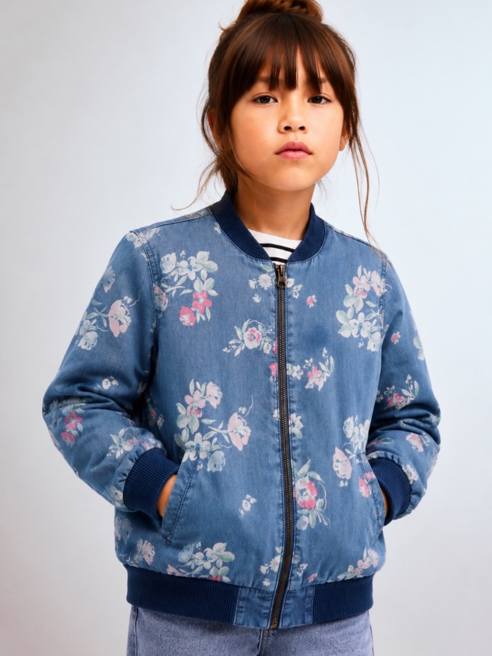 Oshkosh floral bomber jacket